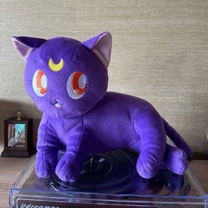 Sailor Moon Luna Purple Cat Plush